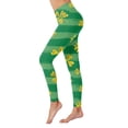 thumbnail image 2 of Wangmeiwg St Patricks Day Leggings for Women St Patricks Day Print High Waist Yoga Pants for Women Tights Compression Running Fitness Workout Leggings Army Green XXL, 2 of 5