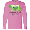 thumbnail image 3 of Inktastic Smoky Mountains, Tennessee- Mountains and Bear Shape Long Sleeve T-Shirt, 3 of 5