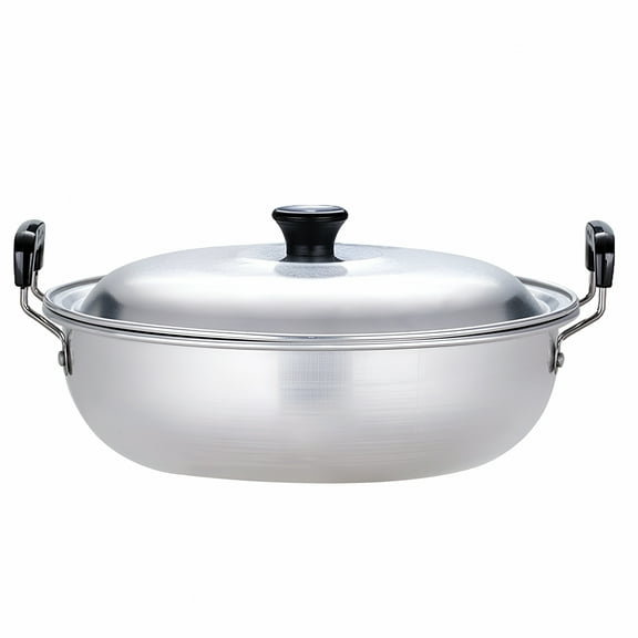 ACDANC 1Pc Multi-function Aluminum Pot Home Steam Pot Home Kitchen Cookware (Silver)