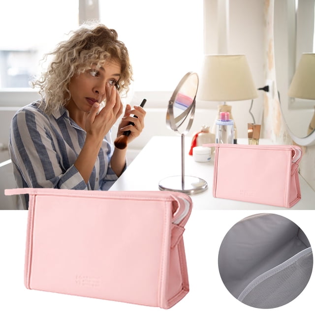 WIFKLSIIPG Makeup Bag Women's Mini Briefcase Type Storage Bag High Capacity Portable Cosmetic Toiletry Bag