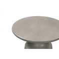 thumbnail image 3 of Sephie Round Pedestal Coffee Table in Gray Concrete, 3 of 3