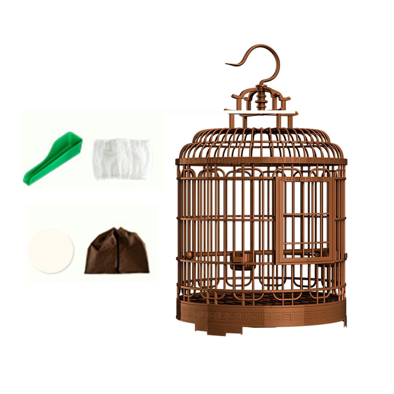 TOOYFUL s Cage Nest Pet Supplies Large Hanging Birdcage Parrot Cage for Finches Parakeets Cockatoos Small Birds African