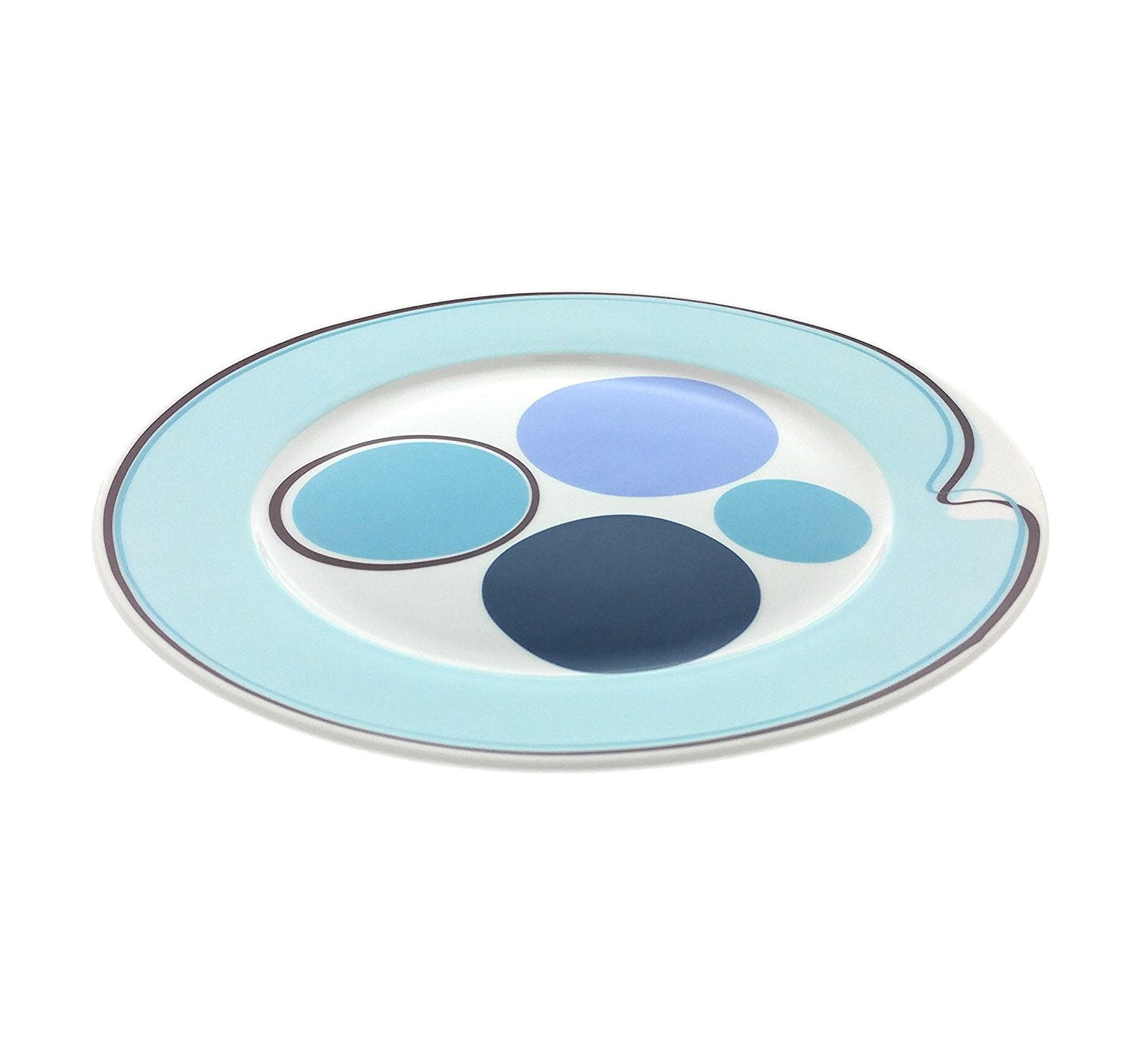 Bariatric Portion Control Plate Salad Bowl and Healthier Diets Sectioned Plates.HOME Portion Control Plate for Weight Loss for Adults (deep Blue)