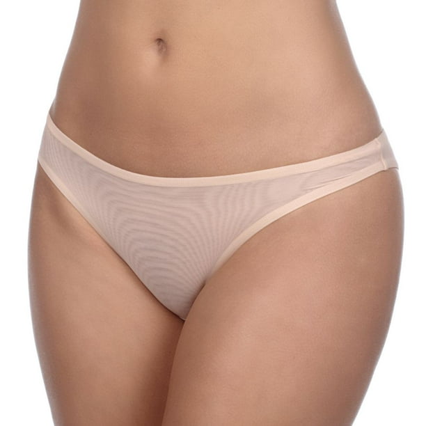 Women's Timpa 630800 Mesh Low Cut Bikini Panty (Nude M) - Walmart.com