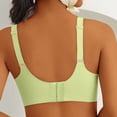 thumbnail image 3 of Women's Sports Bras JIANLAI No Underwire - Wireless Comfort Compression Support Adjustable Everyday Bra Green, 3 of 4