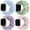 Lavender Purple/Light Blue/Light Green/Light Pink, variant on 4 Pack Kids Scrunchie Bands Compatible with Gizmo Watch 3 2 1/Gabb Watch 3e 3 2 1/Sync UP Watch/Cosmo Jr Track Watch, 20mm Stretchy Solo Loop Cute Band for Boys & Girls
