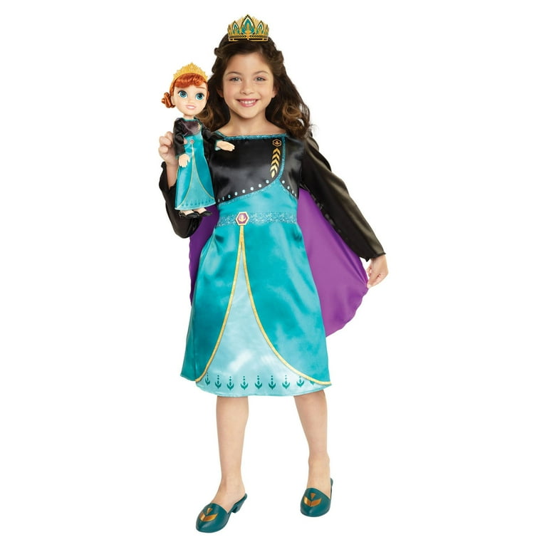 Disney Frozen Anna Toddler Doll with Child Sized Dress and Accessories Assembled Product Height 14 in