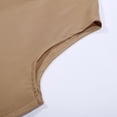 thumbnail image 6 of Tanghaowl Womens Vests Lightweight, Women Fashion Long Buckle Casual Temperament Sleeveless Riding Heart Vest Outerwear Khaki L, 6 of 6