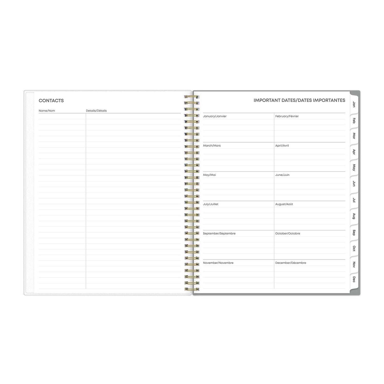 2025 Weekly Monthly Planner, 5 x 8, Blue Sky, Sophie, 5x8 Weekly/Monthly Planner