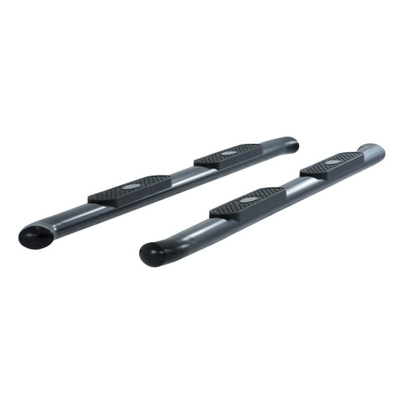 ARIES S222013 07-14 TUNDRA CREWMAX 4IN BLK OVAL TUBES(CUT @ 45 DEGREE ANGLE) BLACK Fits select: 2020-2021 TOYOTA TUNDRA, 2007 TOYOTA TUNDRA CREWMAX SR5