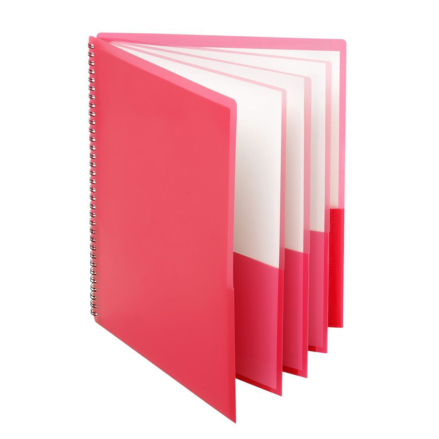 Oxford 8-Pocket Poly Portfolios, Pack of 4