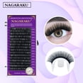 thumbnail image 1 of NAGARAKU 16Rows Faux Mink Individual Classic Extensiones de pestañas Volumen Pestañas postizas Soft Natural Classic Lashes Makeup Tan Jianjun unisex, 1 of 1