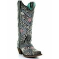 thumbnail image 2 of Corral Women's Floral Embroidery And Rhinestones Western Boot Snip Toe - E1482 5 M  US, 2 of 2