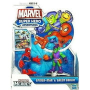 Marvel Spider-Man Adventures Spider-Man & Green Goblin Action Figure Set