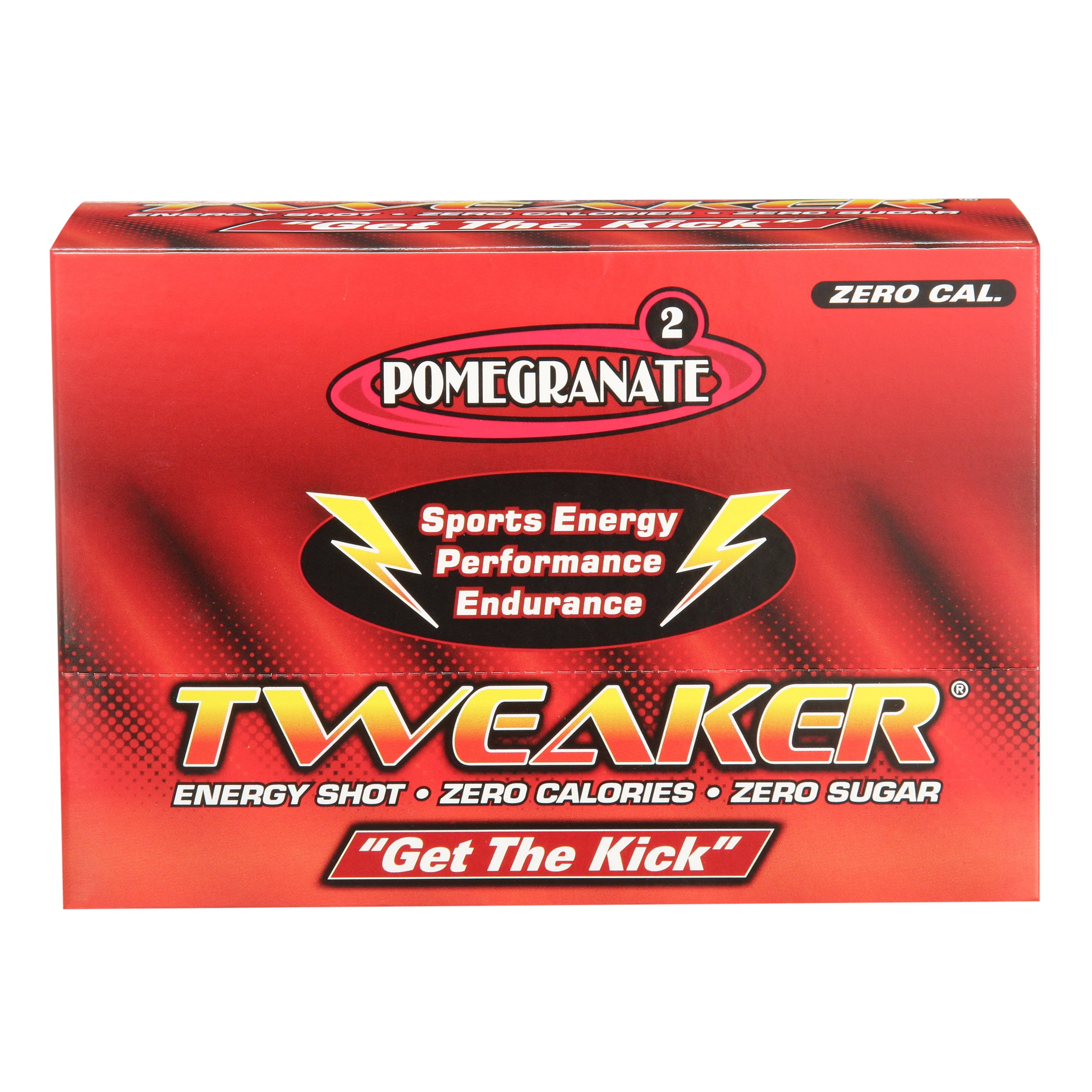 Tweaker Energy Shot, Pomegranate, 2 fl oz, 12 Count