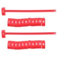 thumbnail image 4 of Shisuyan Table Football Accessories Red Plastic 2Pcs 1.6x10.2in, 4 of 8