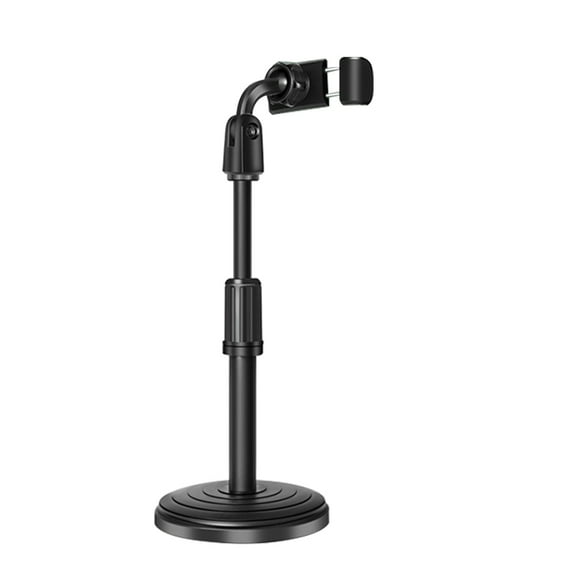 Methold Soporte para teléfono móvil de escritorio con rotación de 360 para Live Streaming Video Youtube Round Base Smartphone Teléfono y Comunicación