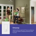 thumbnail image 3 of Interruptor de luz con sensor de movimiento Lutron Maestro MS-OPS2-WH blanco, 3 of 8