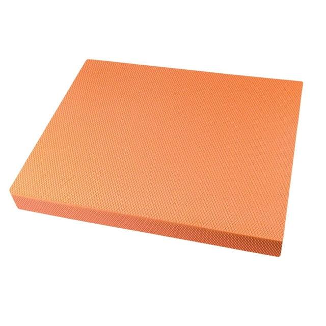 Esterilla de espuma acolchada antideslizante para ejercicios de rodillas para mayor estabilidad y fitness. Naranja