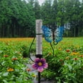 thumbnail image 4 of Colorful Outdoor Iron Rain Gauge, Garden Yard Decor With Ground Stake, Weather Measurement Tool, 4 of 6