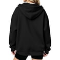 thumbnail image 6 of Hurxie Womens Cotton Hoodies Long Sleeve Sweatshirts Cute Lightweight Fall Winter Casual hooded Pullover Tops with Pocket, 6 of 6