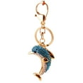 thumbnail image 1 of New Diamond Inlaid With Marine Life Lovely And Interesting Key Chain Package Car, 1 of 8