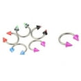 thumbnail image 4 of Xihbxyly Juego de Joyas Corporales, 105 Aros de Acero Inoxidable para La Nariz, Elegantes Piercings para Cejas y Ombligo, Accesorios Versátiles para El Vientre y La Lengua, de Uso Universal, Ideal pa, 4 of 7