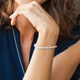 thumbnail image 2 of Bracelet Perle d'Eau Douce avec Fermoir Argenté, 2 of 6