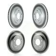 thumbnail image 1 of Genius Front Rear Coated Disc Brake Rotors Kit for Car Hyundai Ioniq Kia Niro KG-101686, 1 of 9