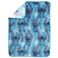 thumbnail image 4 of Lilo & Stitch 'Rayures' Jeté en Molleton Toucher Soie pour Enfants, 100 % Polyester, 4 of 5