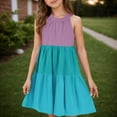 thumbnail image 1 of Robe Fille Préado Robe Dessin Animé pour Filles Robes d'Anniversaire pour Filles Robe de Fête pour Filles Vêtements Bébé Fille Été 11-12 Ans, 1 of 6