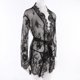 thumbnail image 3 of VISgogo Camisón Boudoir para mujer, vestido de túnica con encaje floral transparente, camisón de lencería sexy VISgogo  moda, 3 of 7