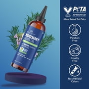 Botanic Hearth Rosemary Hair Oil 4 fl oz | 100% Pure & Natural | With Biotin, Jojoba & Castor Oils | Strengthens, Repairs & Nourishes Hair | Promotes Hair Growth & Healthy Scalp