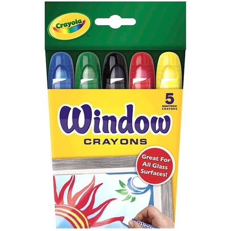 Washable Window Crayons, Assorted 5 count | Walmart Canada
