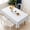 White, variant on Rectangular Tablecloth 60x84 Inch – Waterproof Polyester Printed Table Cover, Wrinkle Resistant, Washable for Kitchen & Dining, Colorful Geometry Pattern