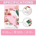 thumbnail image 7 of Pink Christmas Tablecloth Gingerbread House Reindeer Table Cloth Rectangle Table Cover for Xmas Holiday Party Supplies, 60 x 84 Inch, 7 of 7