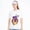 White-124, variant on Men's Cotton T-Shirt, Prism Dark Rider Sci Fi Graphic Crew Neck Short Sleeve Tee for Casual Wear