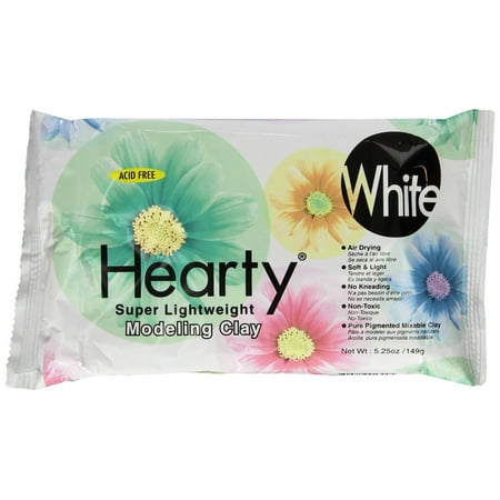 Activa Hearty Clay, White, 5.25 oz.