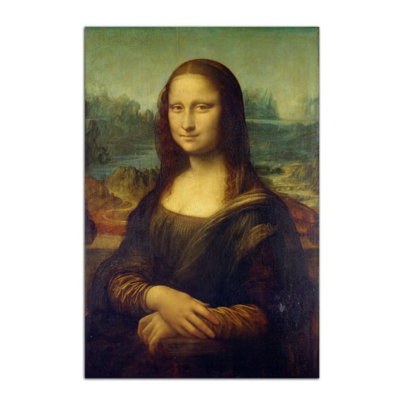 Leonardo DaVinci Mona Lisa Poster Vintage Oil Painting Wall Art  Painting Print Canvas Poster Room Aesthetic Bedroom Decoration