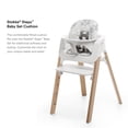 thumbnail image 3 of Set de cojines para bebés Stokke Steps, gris ondulado, cómodo accesorio para bebés, material suave, fácil de limpiar y repelente al agua, algodón lavable a máquina, 3 of 5