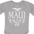 thumbnail image 4 of Inktastic Maui Hawaii Surfing Boys or Girls Long Sleeve Baby Bodysuit, 4 of 5