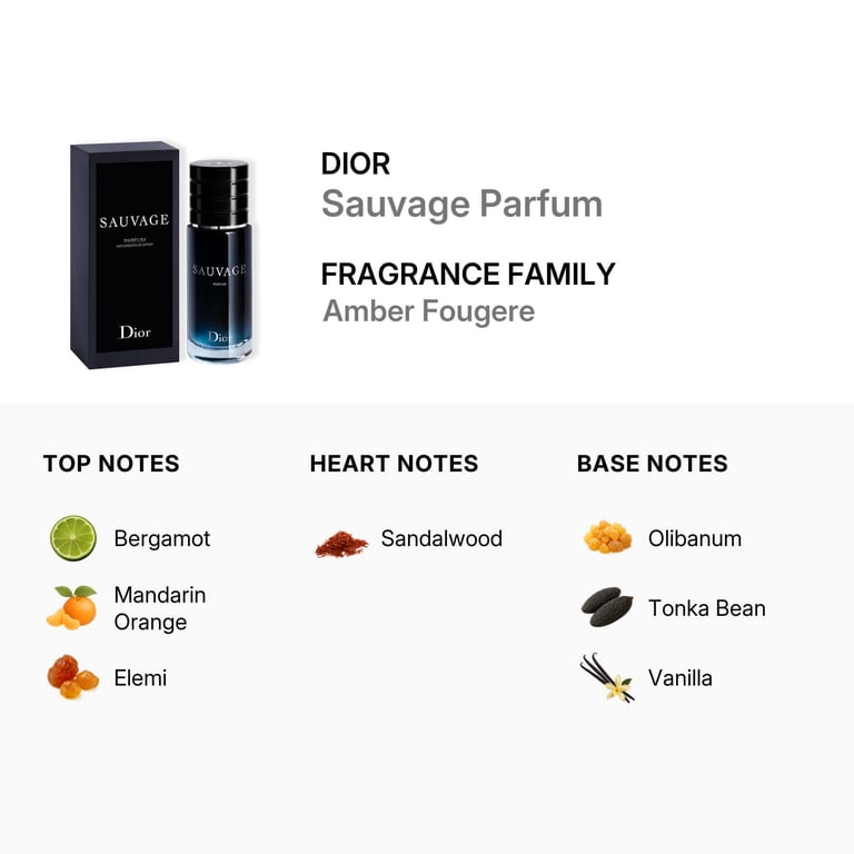 Dior, Men's Sauvage Parfum, 1.0 oz, EDP Spray, Sandalwood