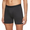 thumbnail image 2 of Men's Hanes UBBBA4 Ultimate Comfortblend Boxer Briefs - 4 Pack (Black/Grey Assorted L), 2 of 2