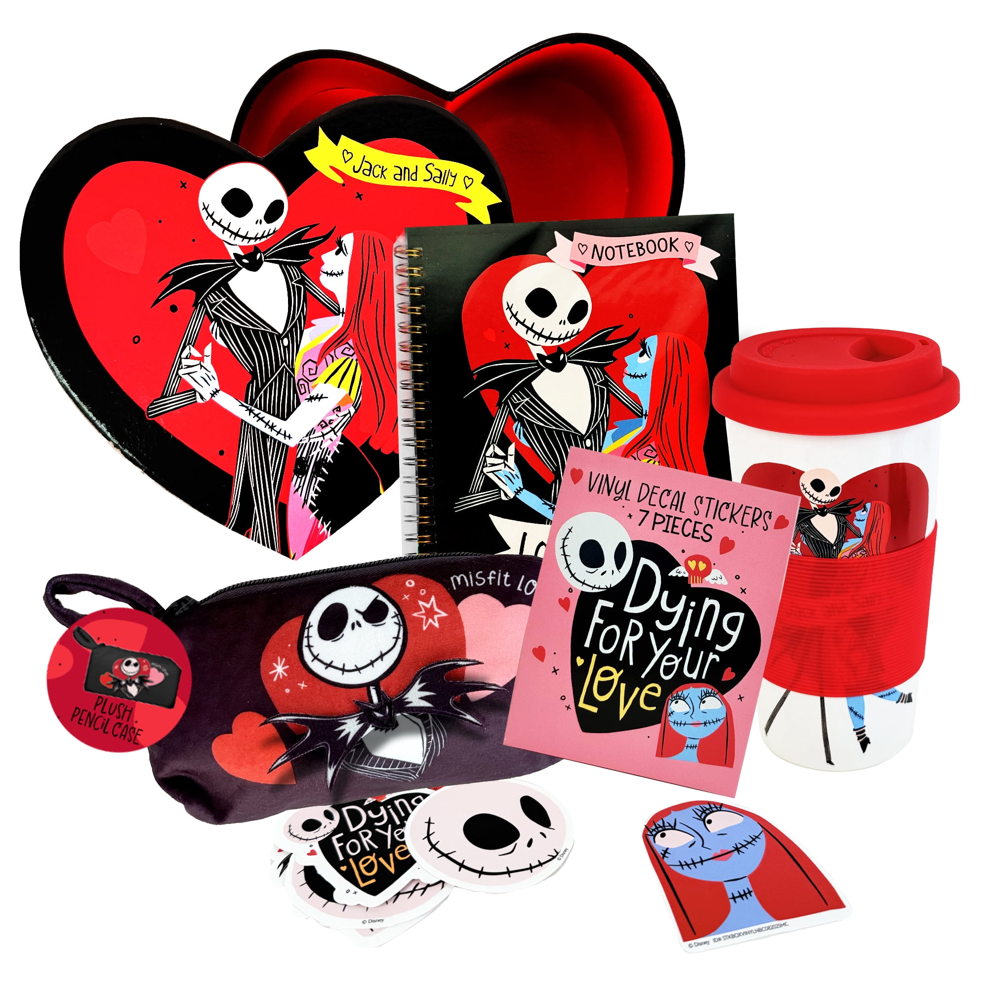 Nightmare before Christmas Heart Box Valentines Gift Set