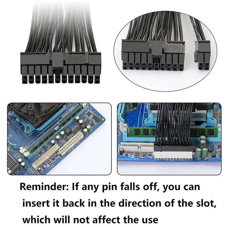 20-Pin To 24-Pin ATX Power Supply Extension Cable - Converts Older PSU For New Motherboards, By CablesOnline 8 thumbnail image
