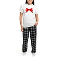 thumbnail image 5 of CafePress - Red Bow Pajamas - Women's Short Sleeve Print T-Shirt and Pants Light Cotton Pajama Set, 5 of 7