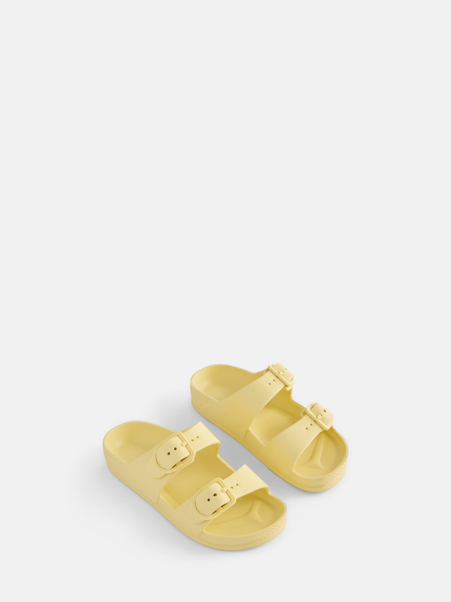 Wonder Nation Kids Two Buckle Footbed Slide Sandals