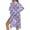 Butterfly - Purple, variant on DISNIMO Cow Sunflower Print Women's Kimono Cover Up Casual Loose Summer Beach Coverups Open Front Cardigan Swimsuit Cover ups Long Half Sleeve Resort Wear