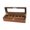 6 bits, variant on Stylish Real Watch Box With Glass Panel Accommodates 6 10 12 Watches Safekeeping