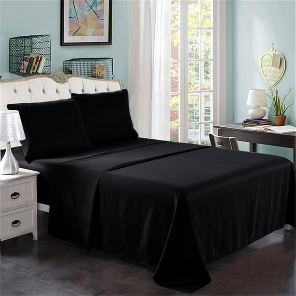 Hotel Luxury Bed Sheets 4 Pieces Extra Soft 16" Deep Pocket
